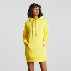 Everlane The Hoodie Dress in Marigold